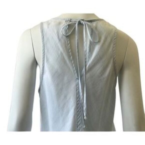 Cloth & Stone Tie Back Sleeveless Top Baby Blue - Picture 4 of 5